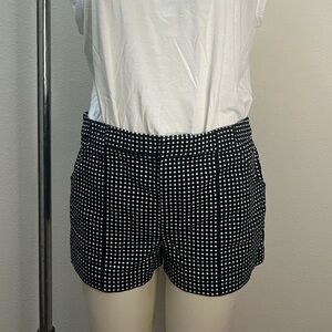 Kate Spade Black and White High Waist Shorts